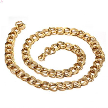 High Grade 316L Stainless Steel Gold Metal Chain Necklace